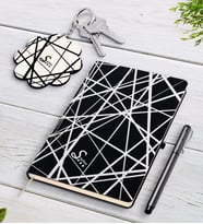 BK Gift Kişiye Özel İsimli Beyaz Defter Kalem Ve Anahtarlık Hediye Seti-15 (Model 2)