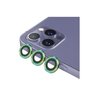 BİNANO Mini Metal Ring Iphone 11 Pro/11 Pro Max Lens Koruyucu 3'lü Takım (Çok Renkli)