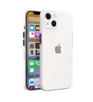 iPhone 13 Kılıf Ultra İnce Mat Kamera Korumalı Silikon (Renksiz)