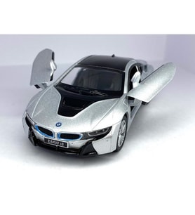 Bmw I8 Lisanslı Model Araba (ÖZEL PLAKALI) (Gri)