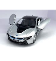 Bmw I8 Lisanslı Model Araba (ÖZEL PLAKALI) (Gri)