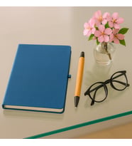 Kişiye Özel Defter 96 yaprak a/5 -Bambu Kalem (Lacivert)