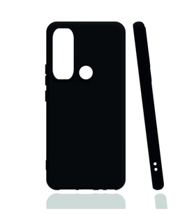 Infinix Hot 9 Kılıf Kamera Korumalı Silikon Rubber Arka Kapak (Siyah)