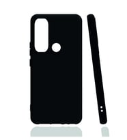 Infinix Hot 9 Kılıf Kamera Korumalı Silikon Rubber Arka Kapak (Siyah)