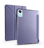 Xiaomi Redmi Pad SE Kılıf Kalem Bölmeli Standlı Smart Cover (Mor)