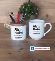 Aile Hekimi Kalemlik, Kupa Bardak T Kişiye Özel Hediye (Model 8)