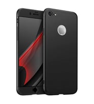 Apple iPhone 7 / iPhone 8 Uyumlu GKK Kılıf 360 Derece Tam Koruma (Siyah)