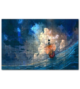 Cakapuzzle Bin Güneşli Tek Parça Manga Puzzle Yapboz MDF (Ahşap) (1000 Parça)