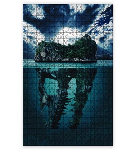 Cakapuzzle Gizemli Ada Yok Olma Puzzle Yapboz MDF (Ahşap) (255 Parça)