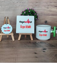 Fizyoterapist Hediye Seti Kupa Bardak T Kulplu, Dekoratif Taş, Anahtarlık Tıp Bayramı Hediyesi (Model 8)
