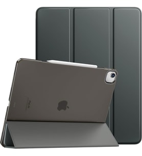Apple iPad Air 13inç M2 Uyumlu Kılıf PU Deri Smart Standlı Case A2898 A2899 A290 (Siyah)