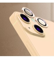 Apple iPhone 13 Mini CL-04 Kamera Lens Koruyucu Cam Koruma (Gold)