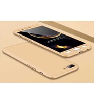 One Plus 5 Kılıf Zore Ays Full Koruma Kılıf (Gold)