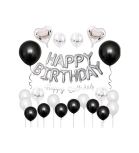 Happy Bırthday Balon Set (Gümüş)