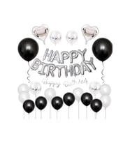 Happy Bırthday Balon Set (Gümüş)