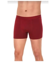 Yıldız Erkek Modal Likralı Boxer 37/42 - 12 Adet (Bordo)