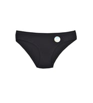 Kadın Bambu Külot Slip Berrak-11554 (Siyah)