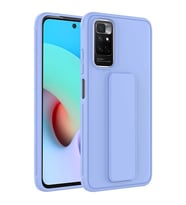 Xiaomi Redmi Note 11 Pro 5G Kılıf Qstand Katlanabilir Standlı (Lila)