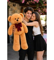 Pandamkee 80 Cm Sevgiliye Özel Hediyelik Ayı (Kahverengi)
