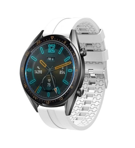 Huawei GT2 46mm KRD-23 Silikon Kordon (Beyaz)