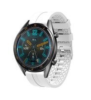 Huawei GT2 46mm KRD-23 Silikon Kordon (Beyaz)