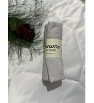 Berussa Bambu Kraş Şal (Açık Gri)