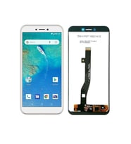 General Mobile GM8 GO ile Uyumlu Lcd Ekran Dokunmatik (Beyaz)