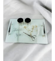 Intimacy Gümüş Söz Tepsisi (Gri)
