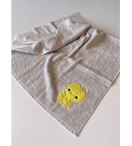 Panchy Canky Ahtapot Desenli Havlu (Gri)