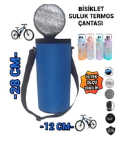 BİSİKLET MOTOSİKLET SULUK TERMOS ÇANTA (Mavi)