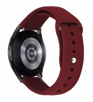 Samsung Galaxy Watch Gear S3 Kordon Silikon Spor Kordon (Mürdüm)