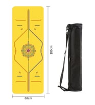Xtr Fitness Profesyonel Kauçuk Yoga Matı Premium Quality 5 mm (Sarı)