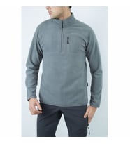 Alpinist Gamma Yarım Fermuarlı Erkek Outdoor Polar (Gri)