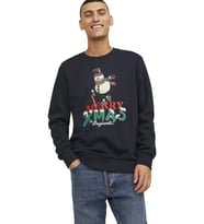Jack & Jones Erkek Sweatshirts 12247523 (Mavi)
