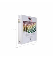 FİRMA EVRAK SUNUM KLASÖRÜ A4 PVC 5 CM 4 HALKALI (350 YAPRAK) 27,5X32 CM (Beyaz)