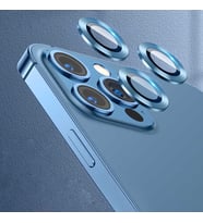 Apple iPhone 13 Pro Max ​​​​Kamera Lens Koruyucu Lüx Cam Koruma (Mavi)