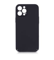Uyumlu Model Apple iPhone 12 Pro Max Kılıf Çevre Dostu Sert PC Kapak (Siyah)
