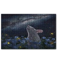 Cakapuzzle Menekşeler, Fare ve Samanyolu Puzzle Yapboz MDF (Ahşap) (255 Parça)