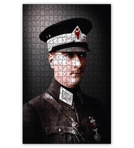 Cakapuzzle Mustafa Kemal Atatürk Askeri Üniforma Puzzle Yapboz MDF (Ahşap) (255 Parça)