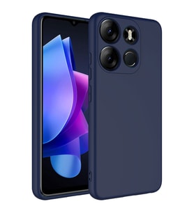 Tecno Spark Go 2023 Kılıf Zore Mara Lansman İç Yüzeyi Kadife Kılıf  (Lacivert)