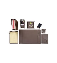 Sümen Takımı Masaüstü 8 Parça Business Vip Set Hand Made Vegan (KAHVE)