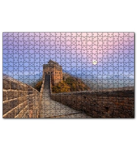 Cakapuzzle  Çin Seddi Duvarın İçinden  Puzzle Yapboz MDF (Ahşap) (500 Parça)