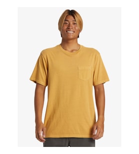 Quiksilver Salt Water Pkt Tee Swp Erkek T-shirt (Hardal)
