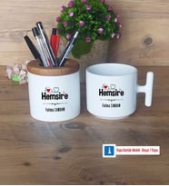 Hemşire Kalemlik, Kupa Bardak T Kişiye Özel Hediye (Model 1)