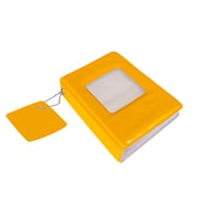 Instax Mini Polakart Fotoğraf Albümü+10adet Resim (Sarı)