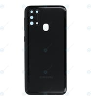 Samsung Galaxy M31 Kasa Kapak + Yan Tuşlar SM-M215F KAMERA LENSİ HARİÇ (Siyah)