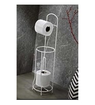 YEDEKLİ AYAKLI WC KAĞITLIK (Beyaz)
