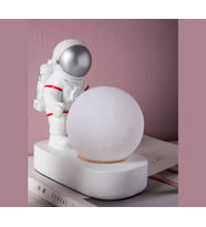 Livava Astronot Masa Lambası, Altın, 14x8 (Gümüş)