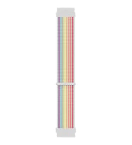 Microsonic Garmin Venu 3 Hasırlı Kordon Woven Sport Loop Siyah (Çok Renkli)