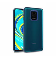 Xiaomi Redmi Note 9S Kılıf Case, Kamera Lens Korumalı Elektroplatin Kaplama Sert PC Koruyucu Colourful Platinum Serisi (Mavi)